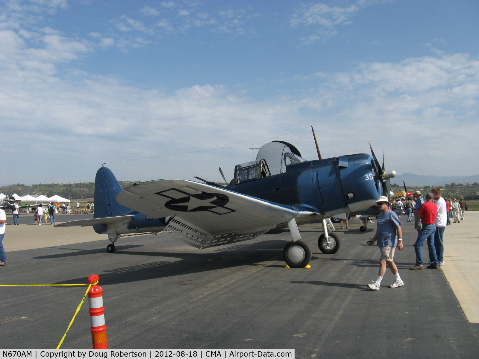 N670AM, 1993 Douglas SBD-5 Dauntless C/N 28536, 1993 Douglas/Maloney SBD-5 DAUNTLESS dive bomber, Wright R-1820 Cyclone 9 cylinder radial 1,200 Hp, dive brakes deployed. Experimental class rare & exotic warbird!