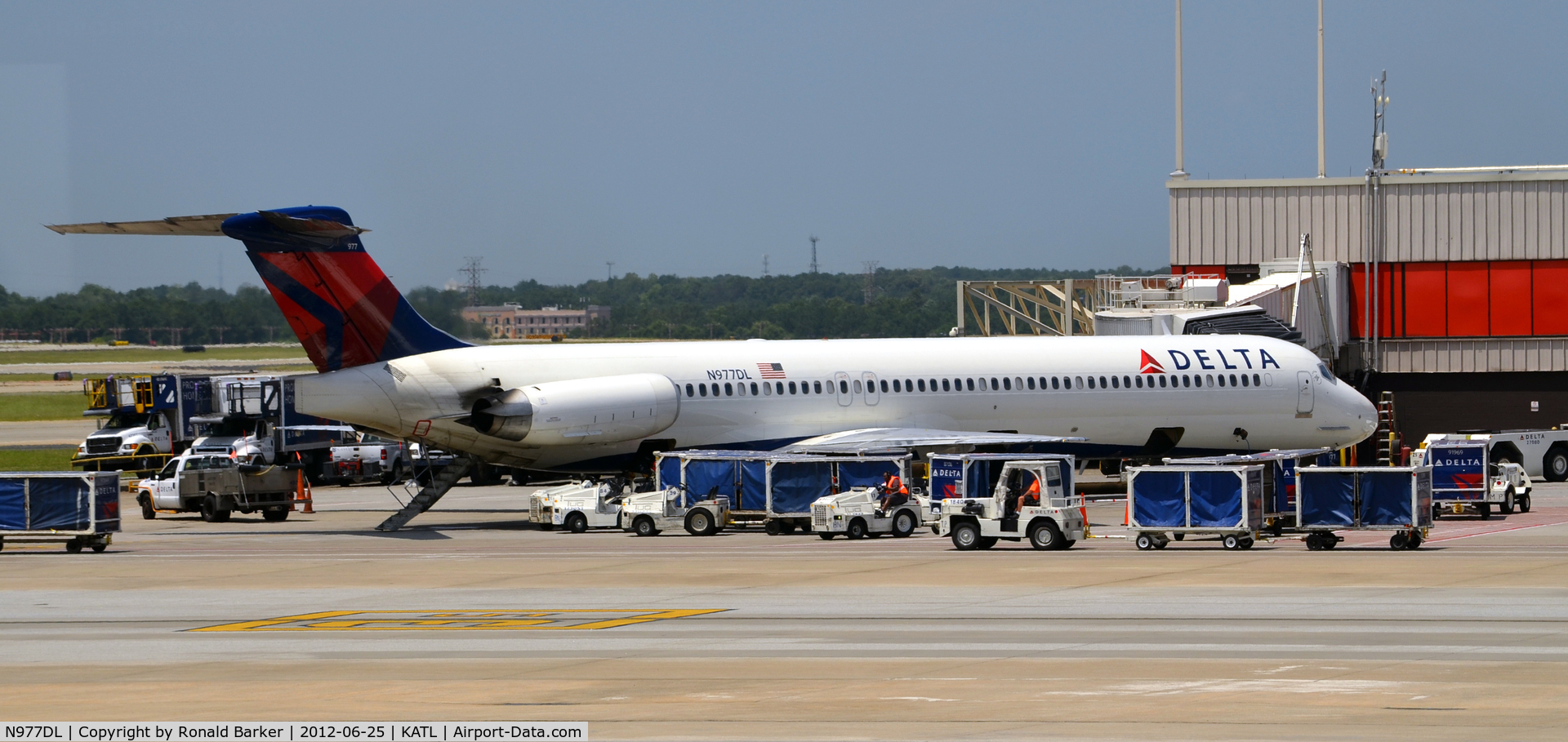 N977DL, 1991 McDonnell Douglas MD-88 C/N 53258, Atlanta
