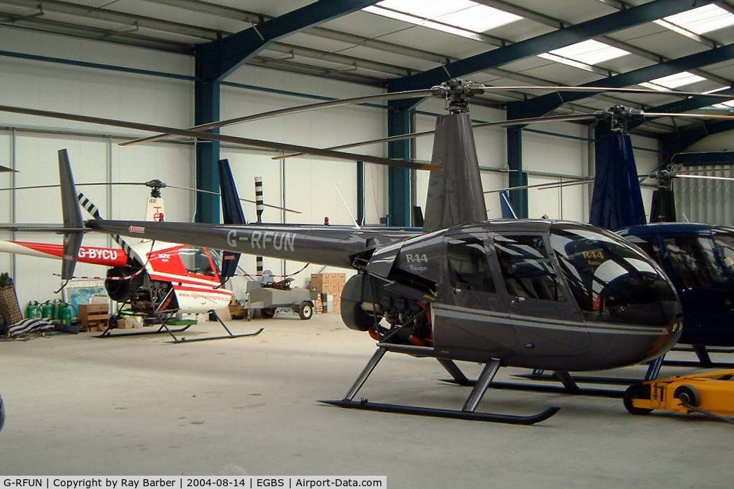 G-RFUN, 2002 Robinson R44 Raven C/N 1239, Robinson R-44 Raven [1239] Shobdon~G 14/08/2004