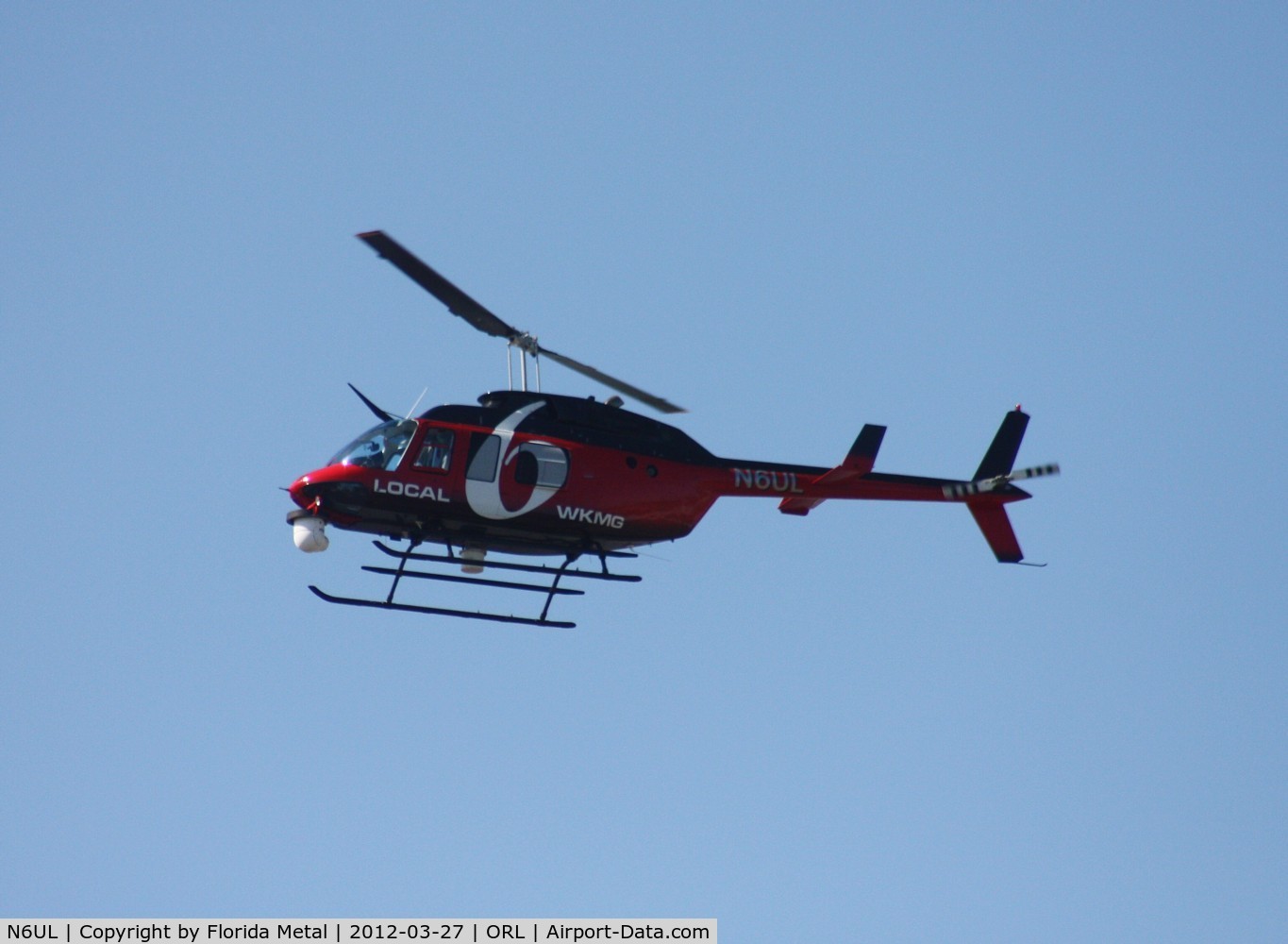 N6UL, 1993 Bell 206L-4 LongRanger IV LongRanger C/N 52015, Channel 6 News Orlando