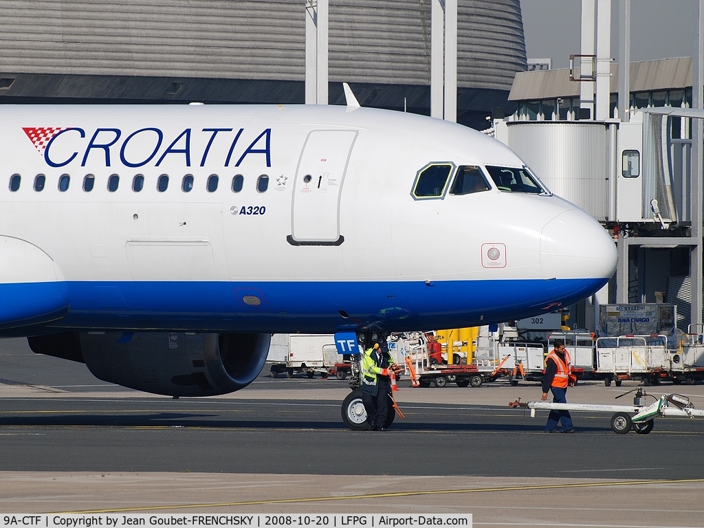 9A-CTF, 1991 Airbus A320-211 C/N 258, CTN [OU] Croatia Airlines