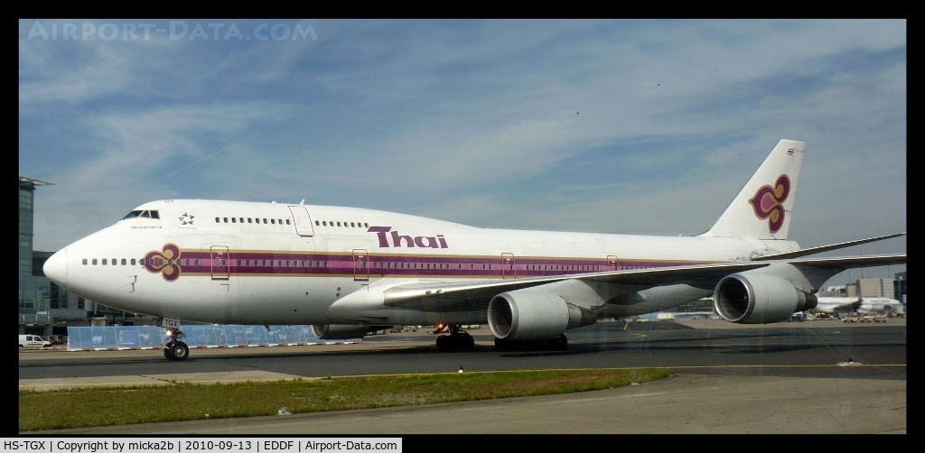 HS-TGX, 1997 Boeing 747-4D7 C/N 27725, Taxiing