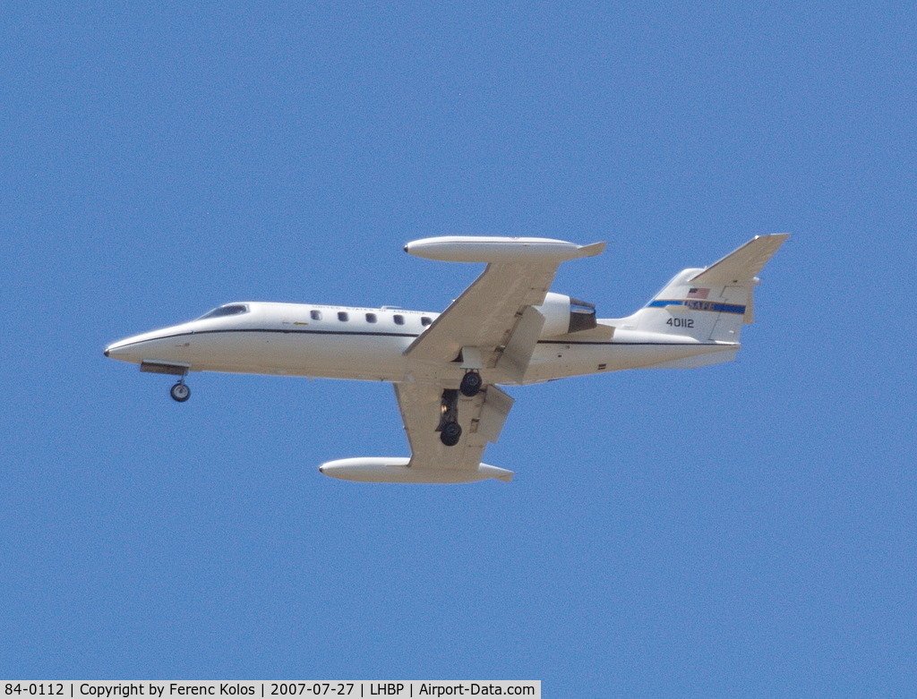 84-0112, 1994 Gates Learjet C-21A C/N 35A-558, Ferihegy