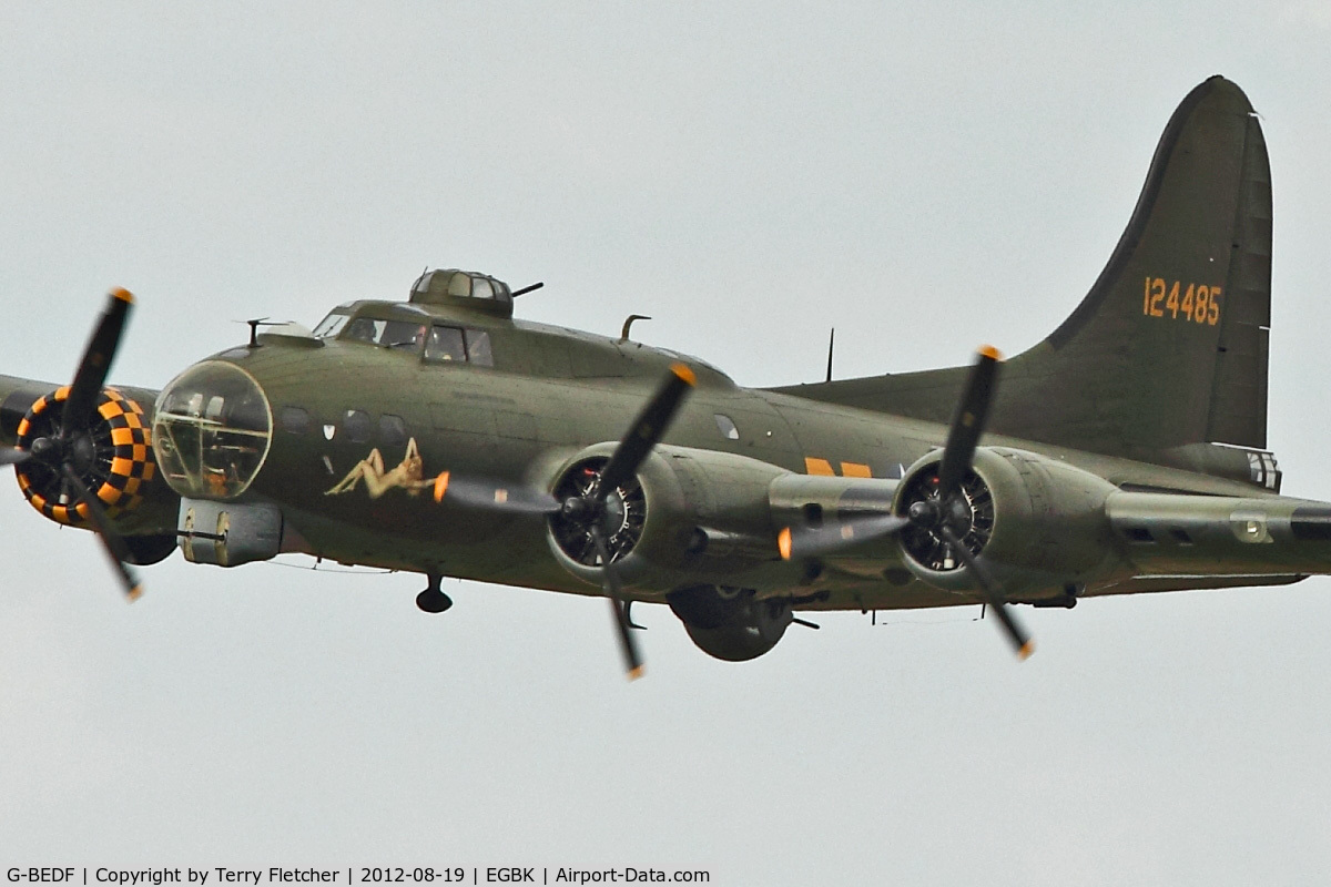 G-BEDF, 1944 Boeing B-17G Flying Fortress C/N 8693, 1944 Boeing B-17G, c/n: 44-85784 at 2012 Sywell Airshow