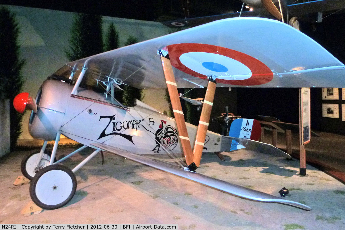N24RI, Nieuport 24bis C/N Not found N24RI, Nieuport 24 BIS, c/n: 0000 in Seattle Museum of Flight