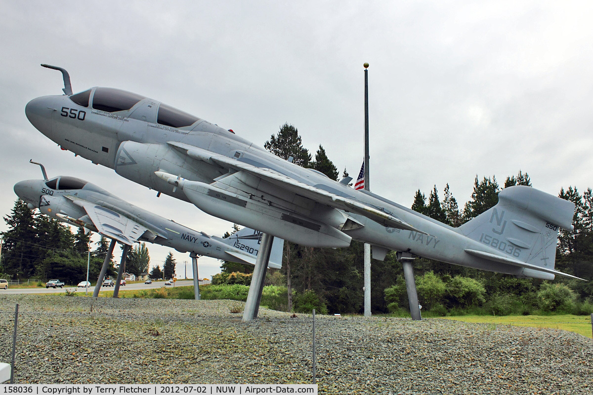 158036, Grumman EA-6B Prowler C/N P-13, Grumman EA-6B Prowler, c/n: P-13 at NAS Whidbey Island