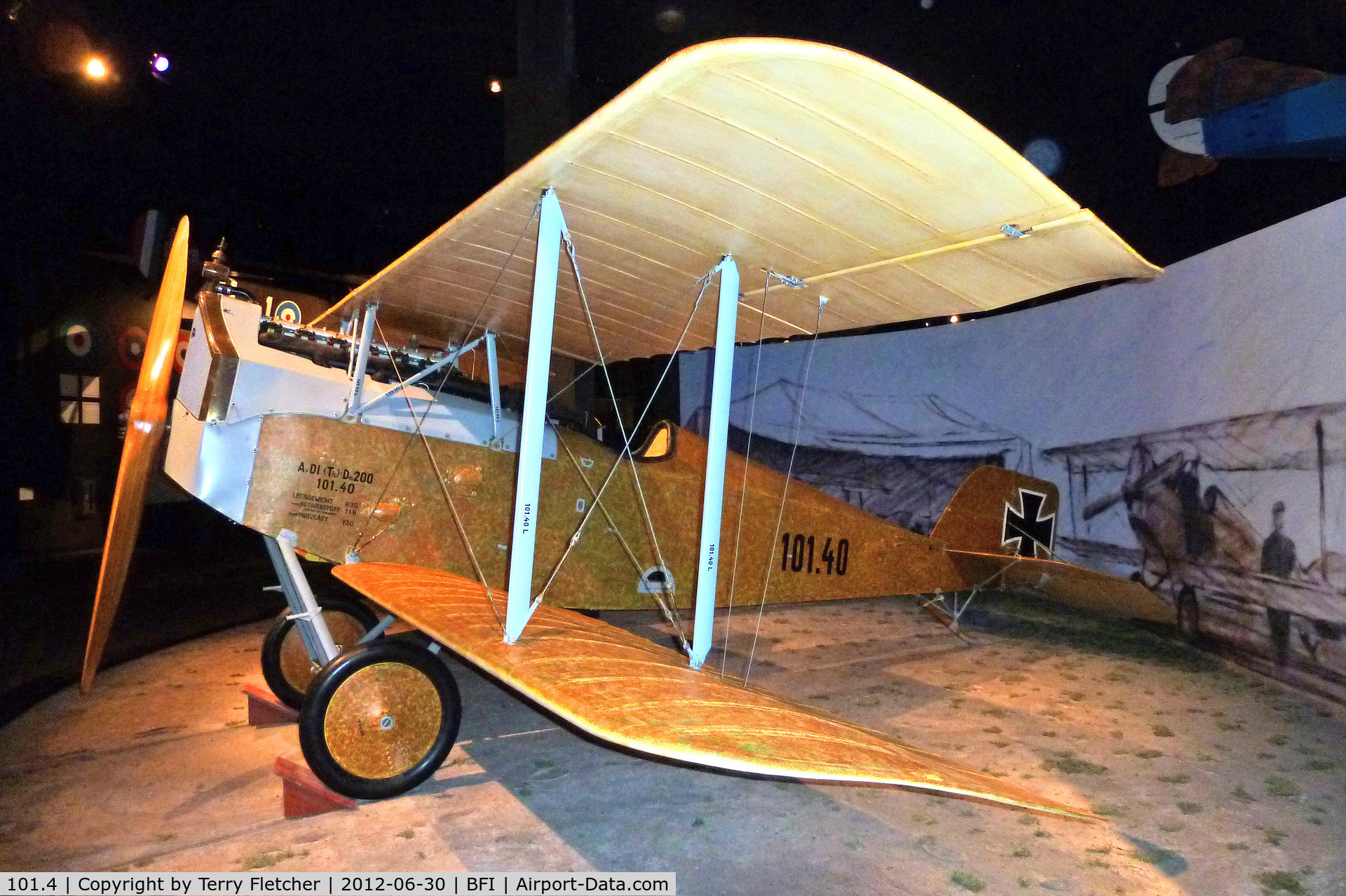 101.4, Aviatik Berg Scout C/N 101.4, Aviatik Berg Scout, c/n: 101.4 at Seattle Museum of Flight
