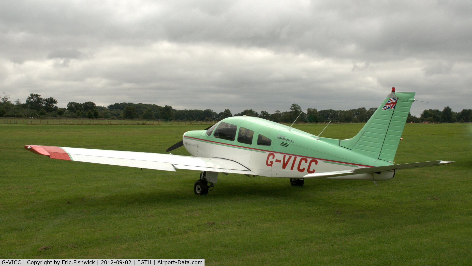 G-VICC, 1979 Piper PA-28-161 Cherokee Warrior II C/N 28-7916317, 1. G-VICC at Shuttleworth Pagent Air Display, Sept. 2012.