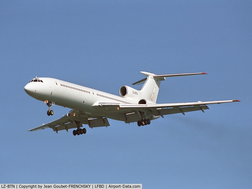 LZ-BTN, 1974 Tupolev Tu-154A C/N 74A054, BALKAN landing 23