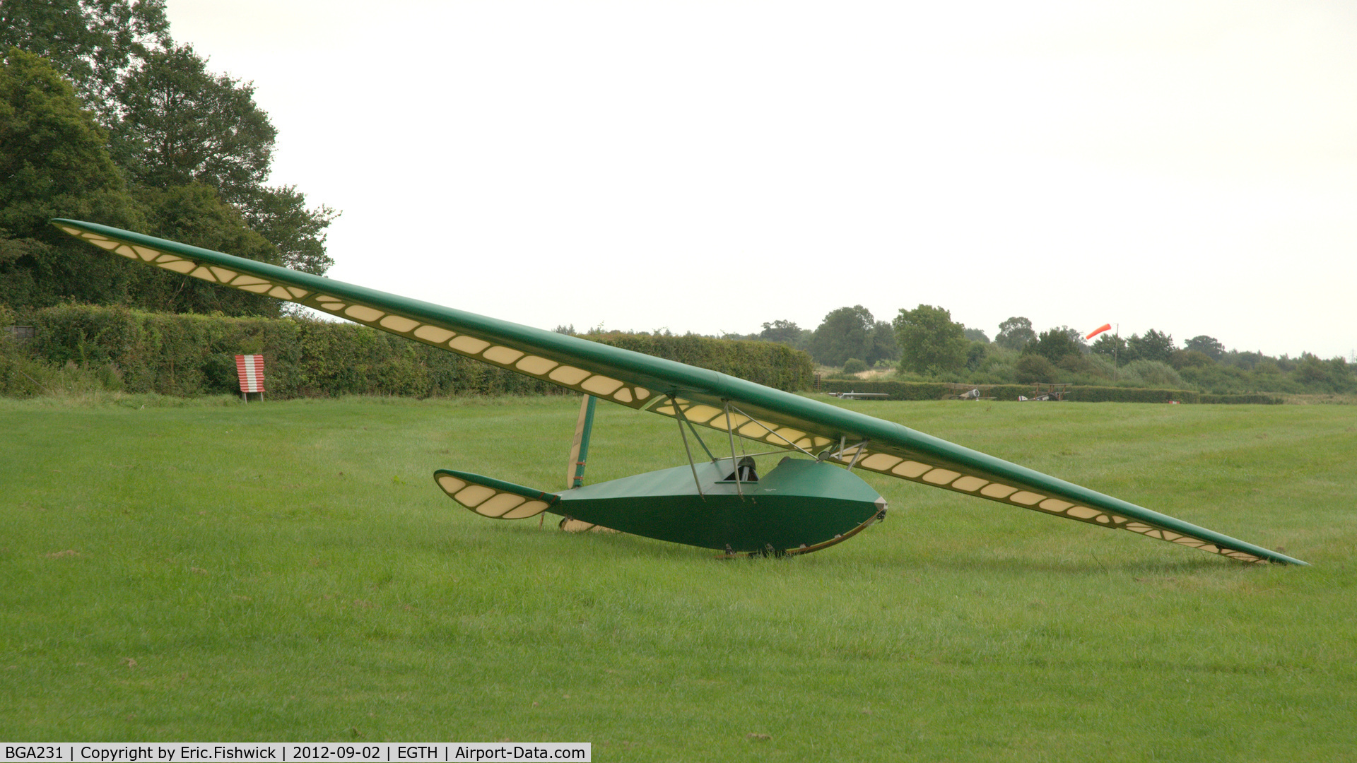 BGA231, Abbott-Baynes Scud II C/N 215B, 3. BGA231 at Shuttleworth Pagent Air Display, Sept. 2012.