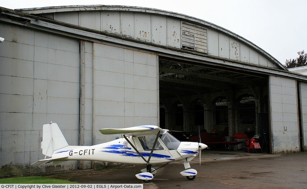 G-CFIT, 2008 Comco Ikarus C42 FB100 C/N 0804-6966, Originally owned to and currently with a private owner since July 2008.