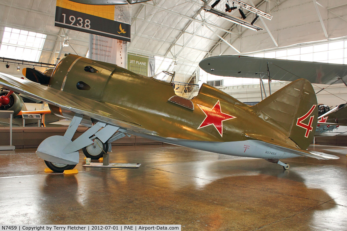 N7459, 1940 Polikarpov I-16 Type 24 C/N 2421014, 1940 Polikarpov I-16 TYPE 24, c/n: 2421014 with Paul Allens Warbirds