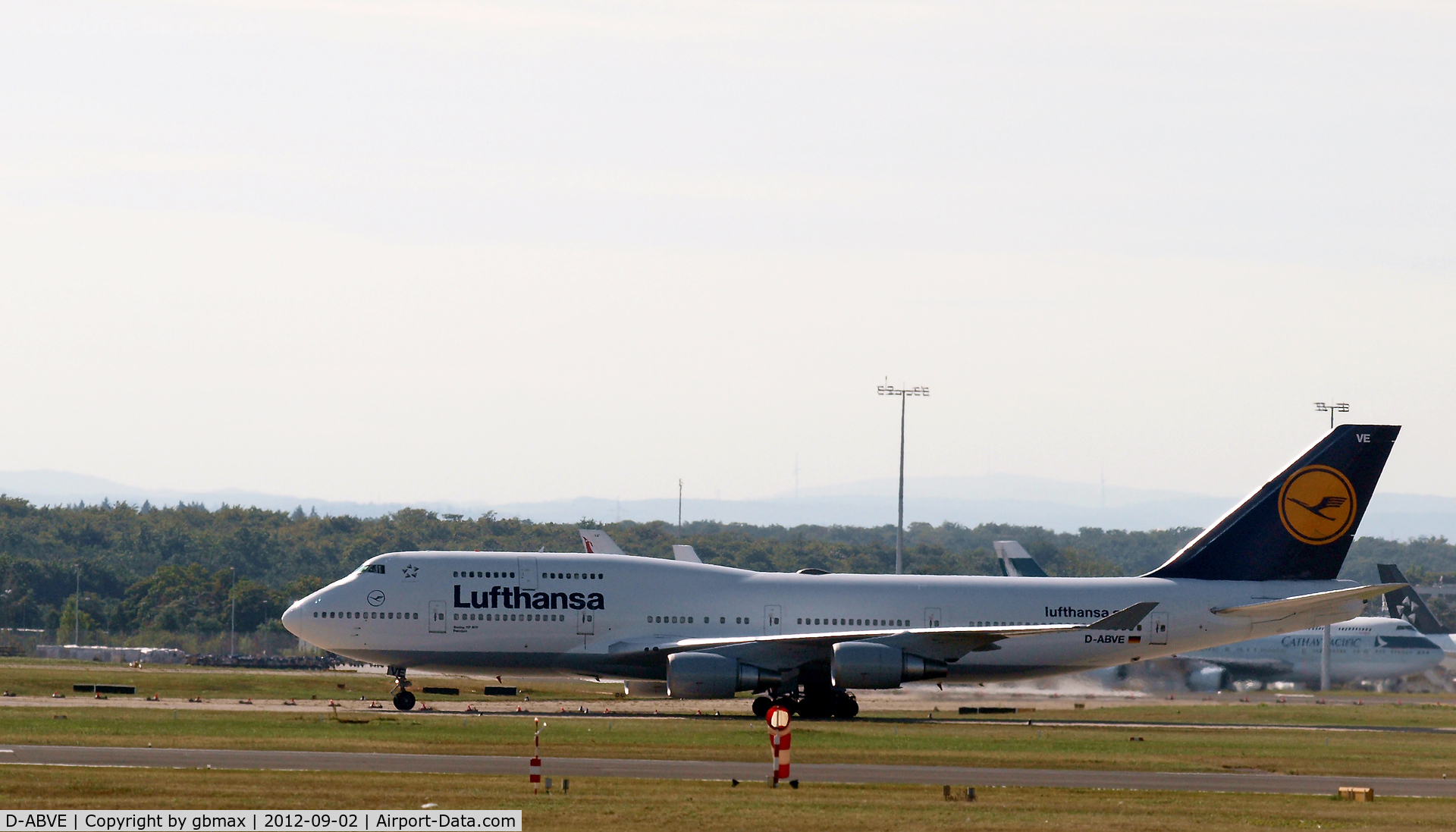 D-ABVE, 1990 Boeing 747-430 C/N 24741, @ Frankfurt Airport