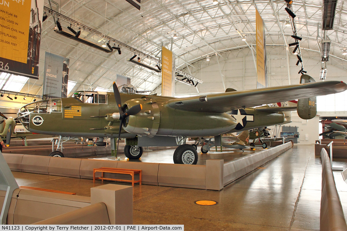 N41123, 1944 North American B-25J Mitchell Mitchell C/N 108-33529, North American B-25J, c/n: 44-30254 with Paul Allen Warbirds