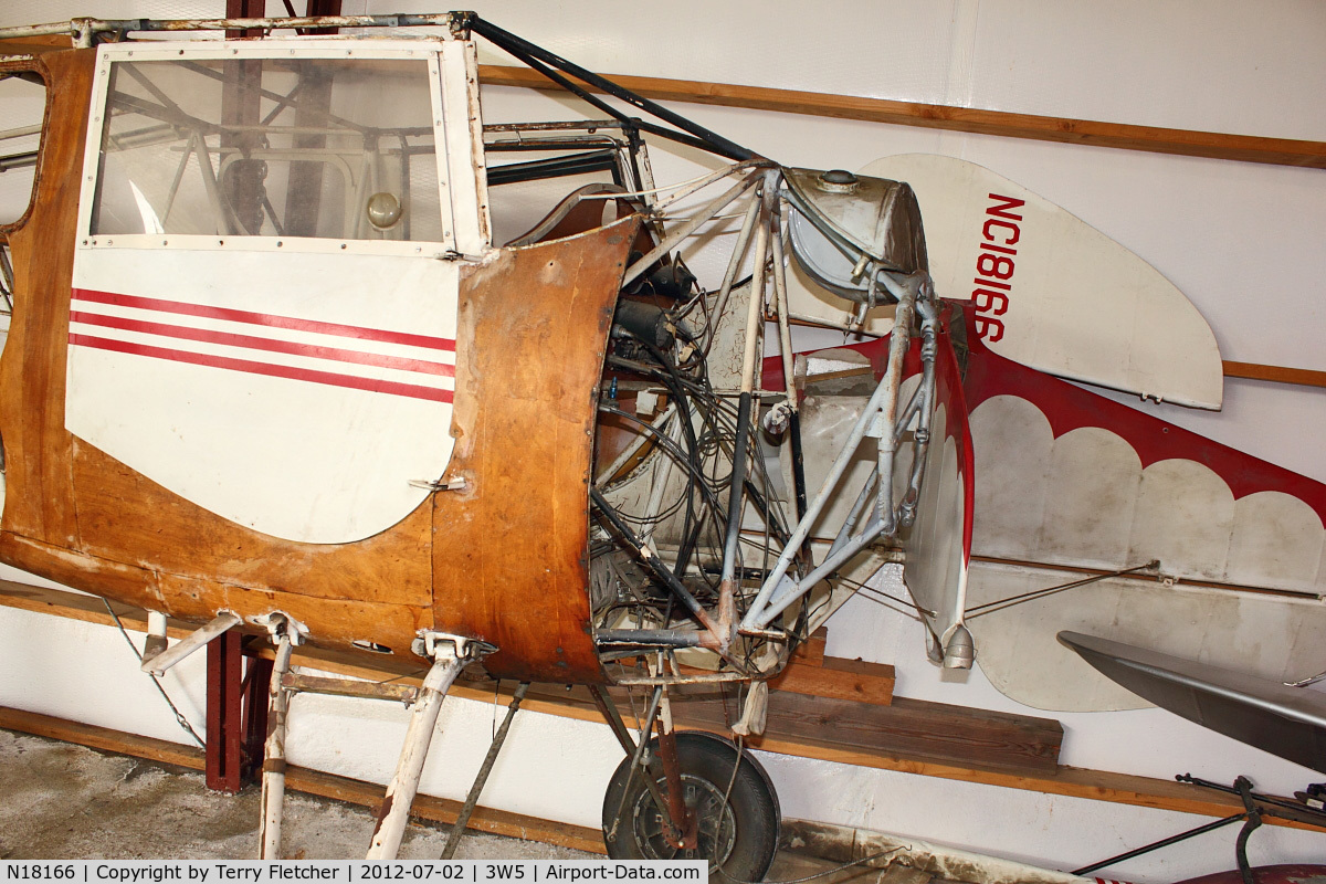 N18166, 1940 Monocoupe 90A C/N 791, 1940 Monocoupe 90A, c/n: 791 at Concrete WA