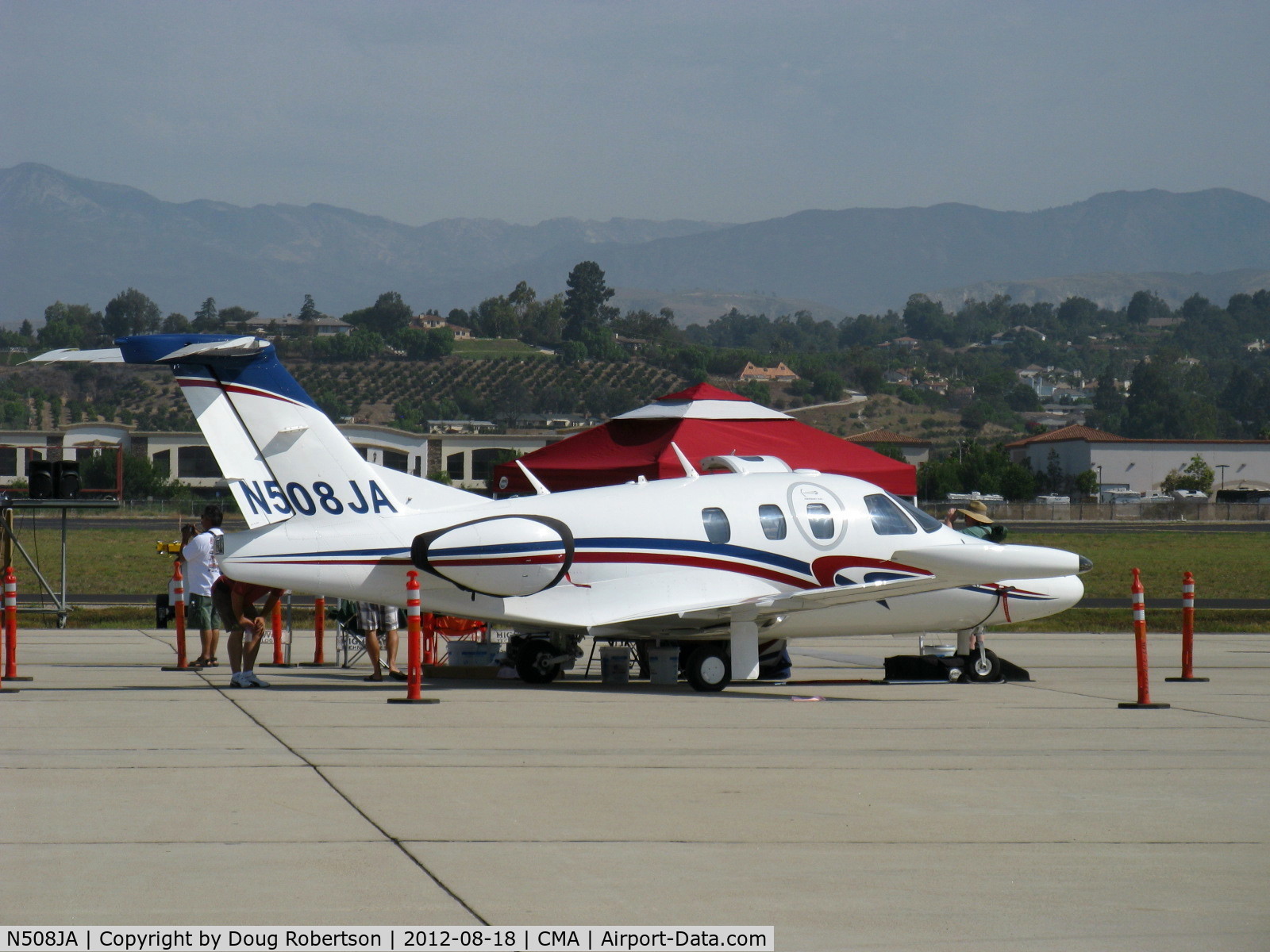 N508JA, 2006 Eclipse Aviation Corp EA500 C/N 000001, 2006 Eclipse EA500 VLJ, two P&W(C)PW610F-A Turbofans 900 lb st each, with FADEC, 1st production EA500