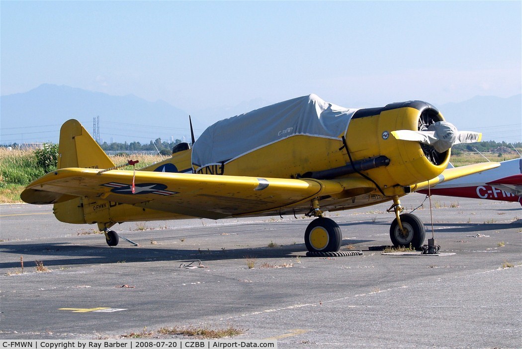 C-FMWN, 1953 Canadian Car & Foundry T-6 Harvard Mk.4 C/N CCF4-267, Canadian Car & Foundry T-6J Harvard IV [CCF4-267] Boundary Bay~C 20/07/2008