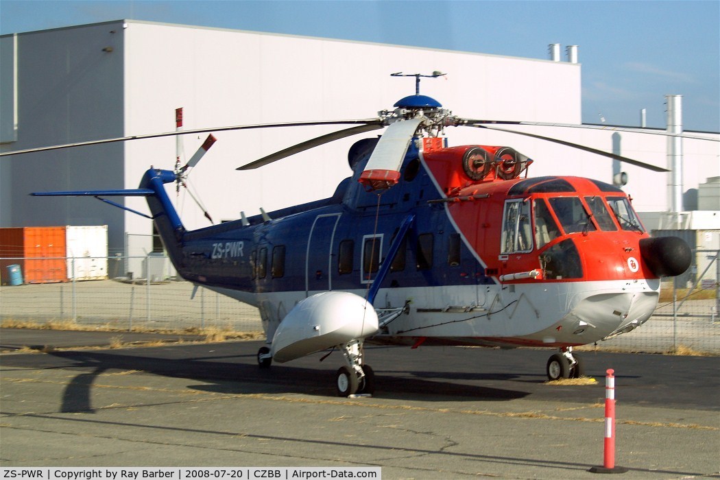 ZS-PWR, Sikorsky S-61N C/N 61773, Sikorsky S-61N [61-773] Boundary Bay~C 20/07/2008