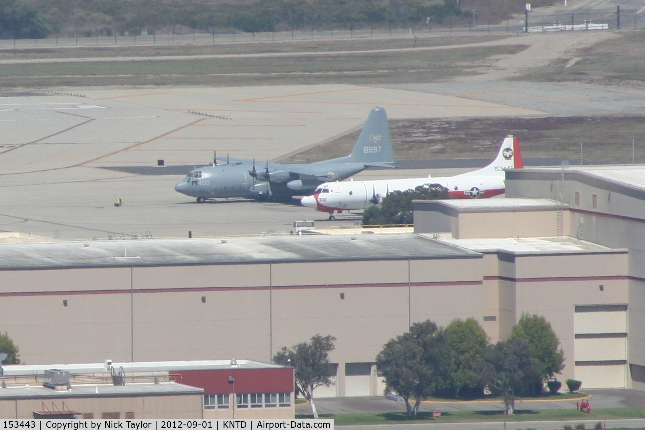 153443, Lockheed RP-3D Orion C/N 285A-5500, Parked with 148897