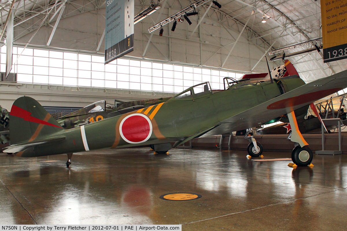 N750N, Nakajima Ki-43-Ib Hayabusa C/N 750, Nakajima KI-43-1B, c/n: 750 with Paul Allen Warbirds