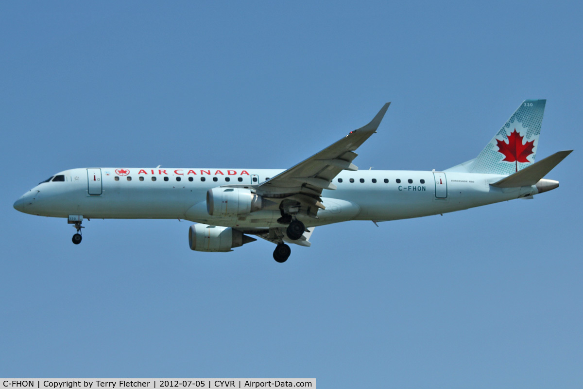 C-FHON, 2007 Embraer 190AR (ERJ-190-100IGW) C/N 19000097, 2007 Embraer ERJ 190-100 IGW, c/n: 19000097