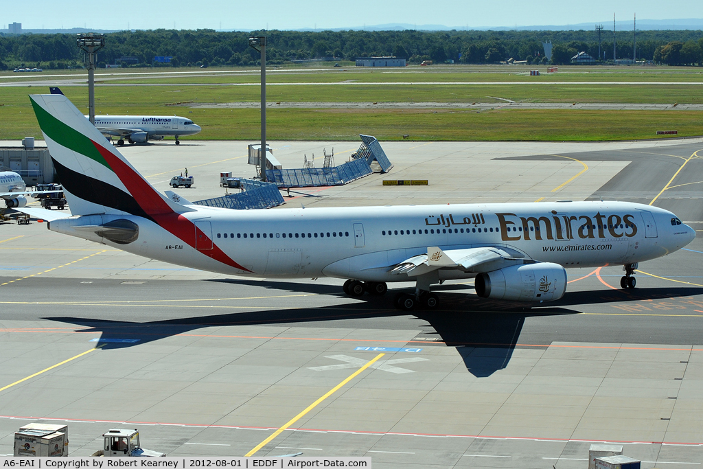 A6-EAI, 2001 Airbus A330-243 C/N 437, Taxiing out for departure