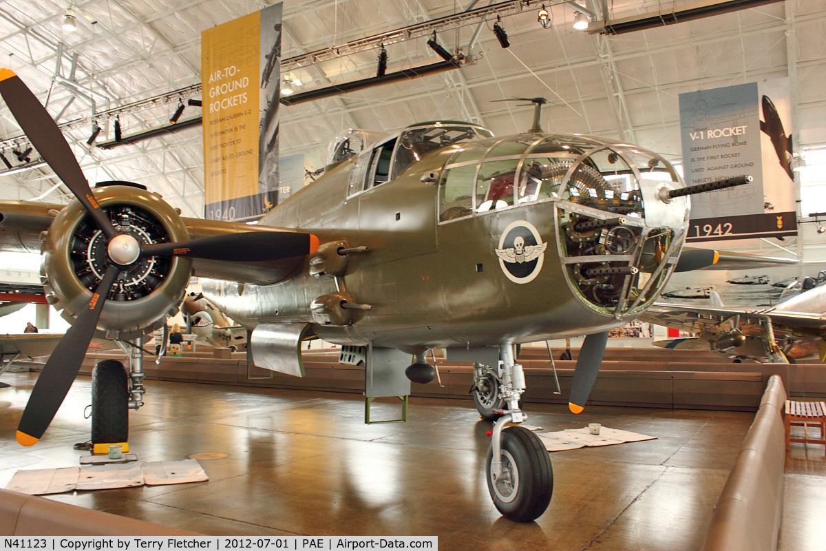 N41123, 1944 North American B-25J Mitchell Mitchell C/N 108-33529, North American B-25J, c/n: 44-30254 at Paul Allens Warbirds