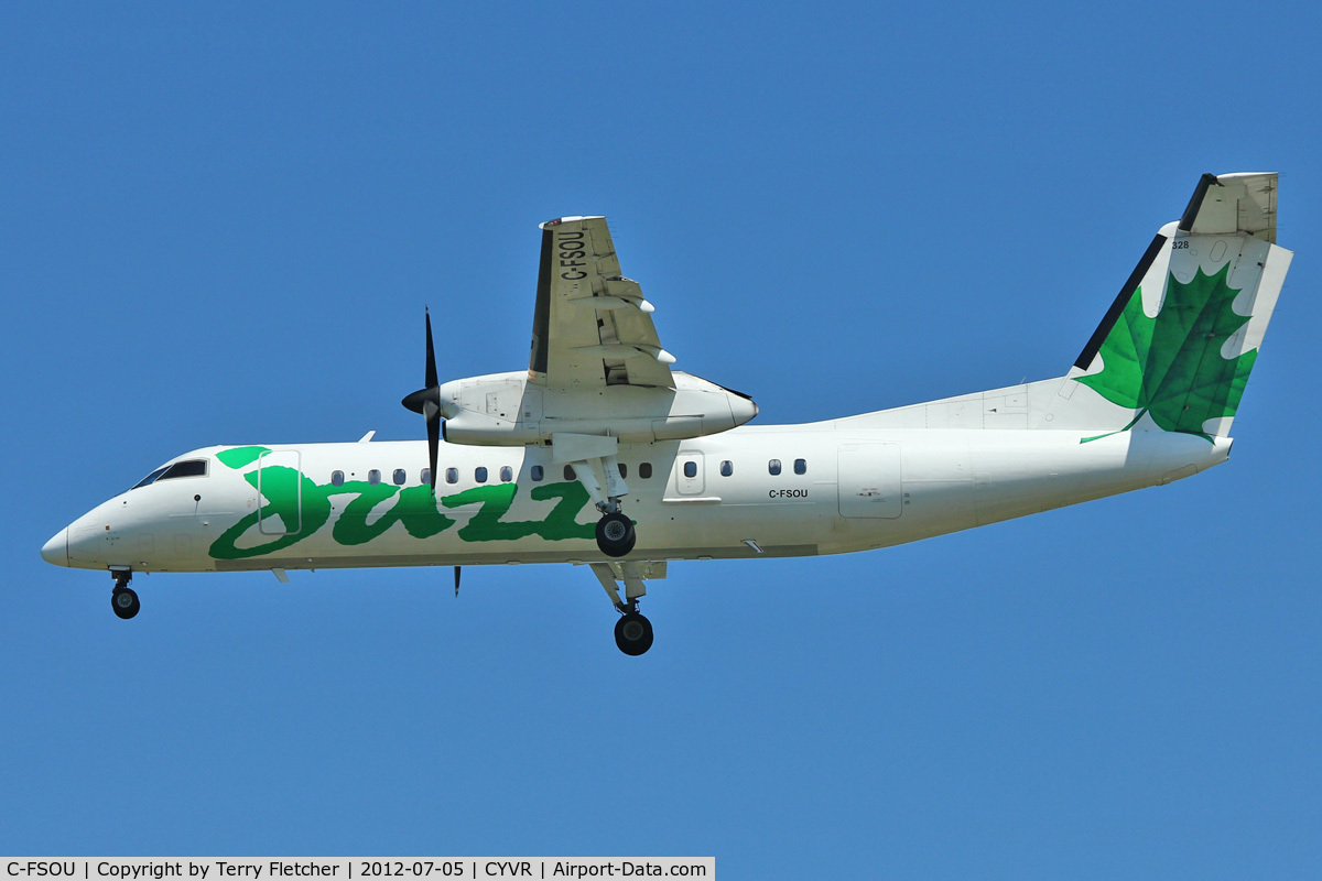 C-FSOU, 1992 De Havilland Canada DHC-8-311 Dash 8 C/N 342, 1992 De Havilland Canada DHC-8-311, c/n: 342