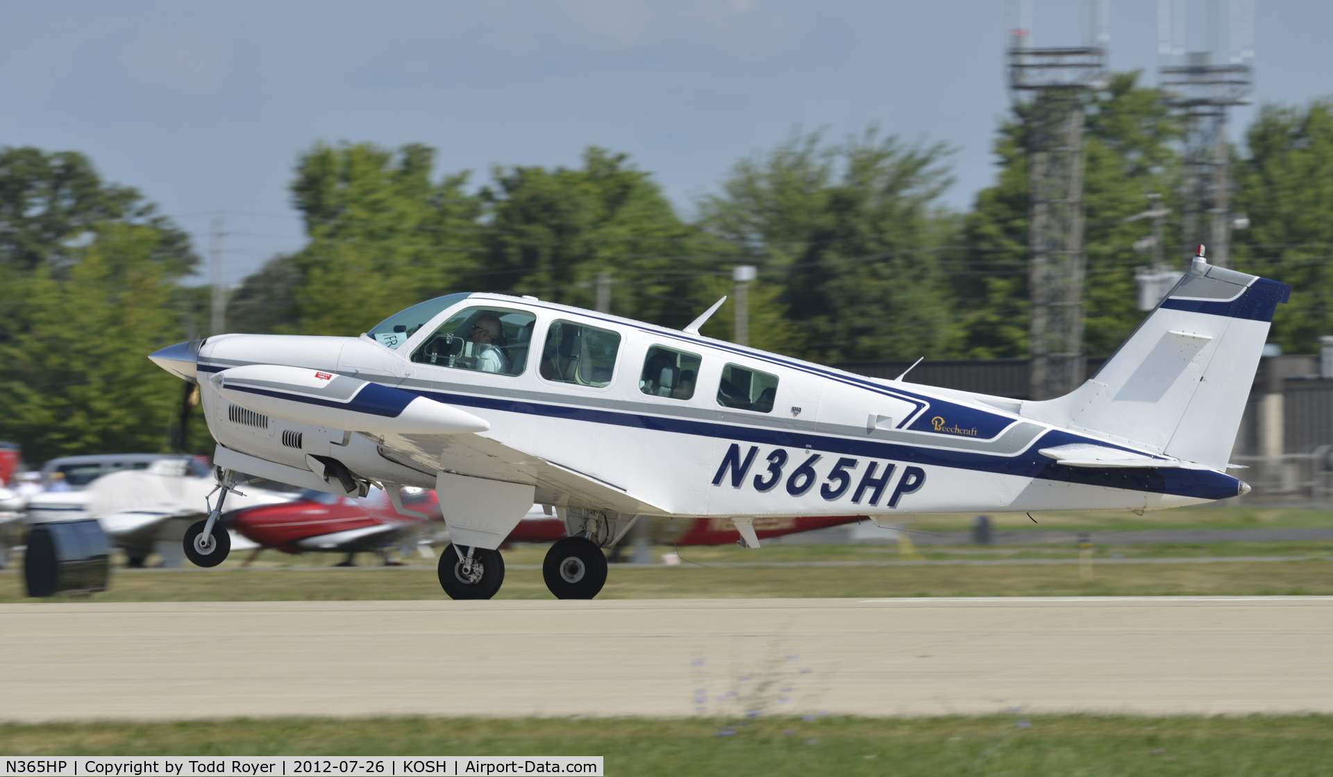 N365HP, 1980 Beech A36 Bonanza 36 C/N E-1756, Airventure 2012