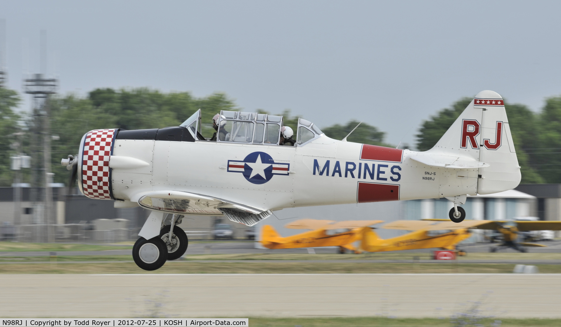 N98RJ, 1944 North American SNJ-5C Texan Texan C/N 88-17960, Airventure 2012