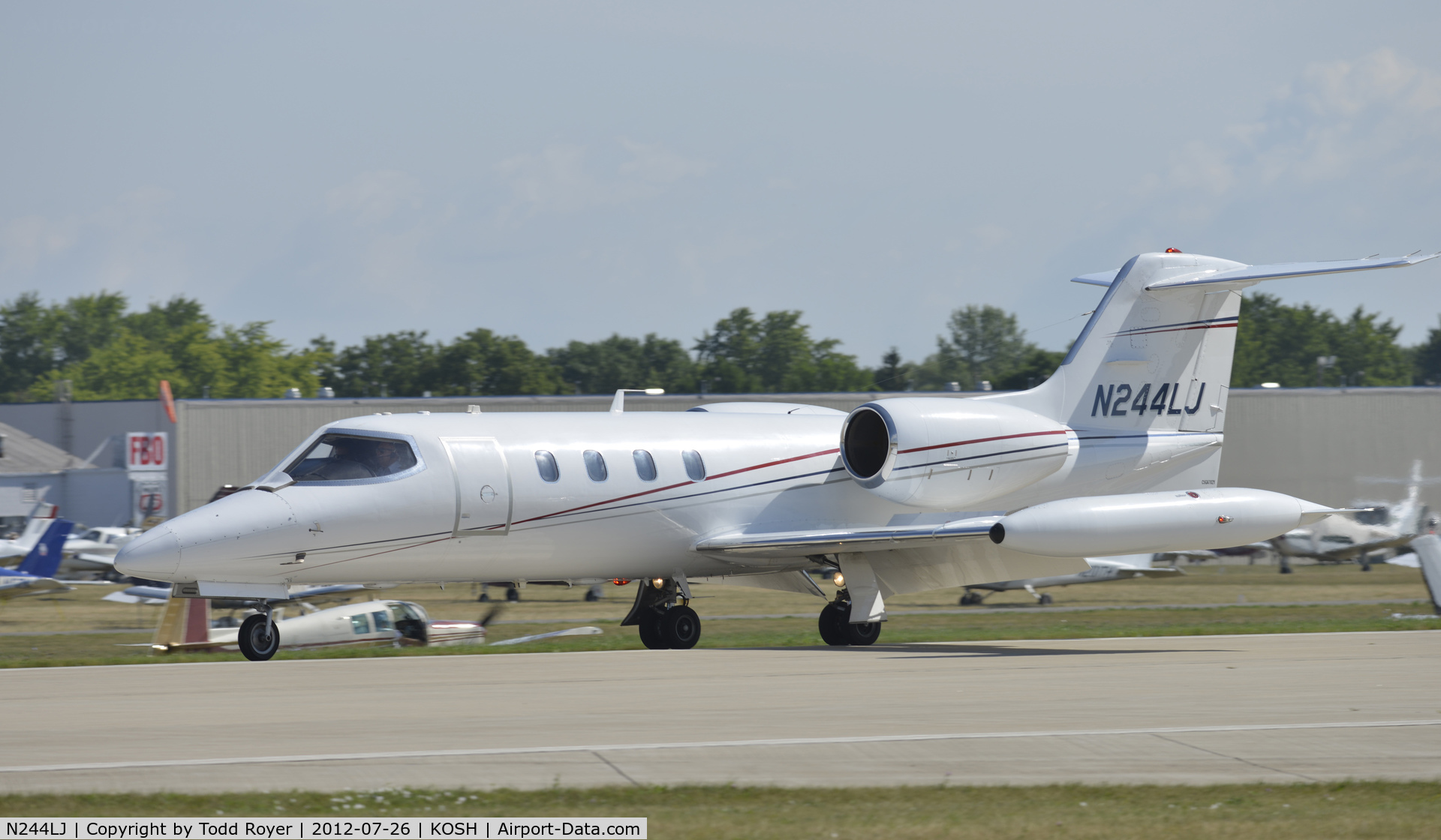 N244LJ, 1979 Gates Learjet 35A C/N 244, Airvenutre 2012