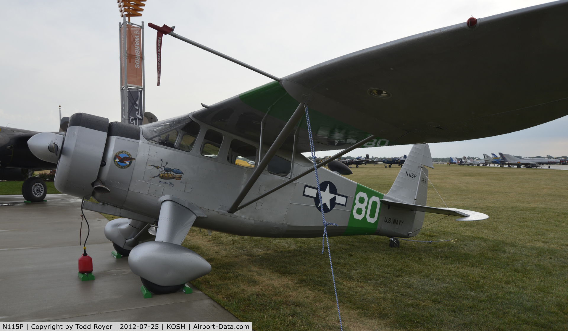 N115P, 1944 Howard Aircraft DGA-15P C/N 926, Airventure 2012