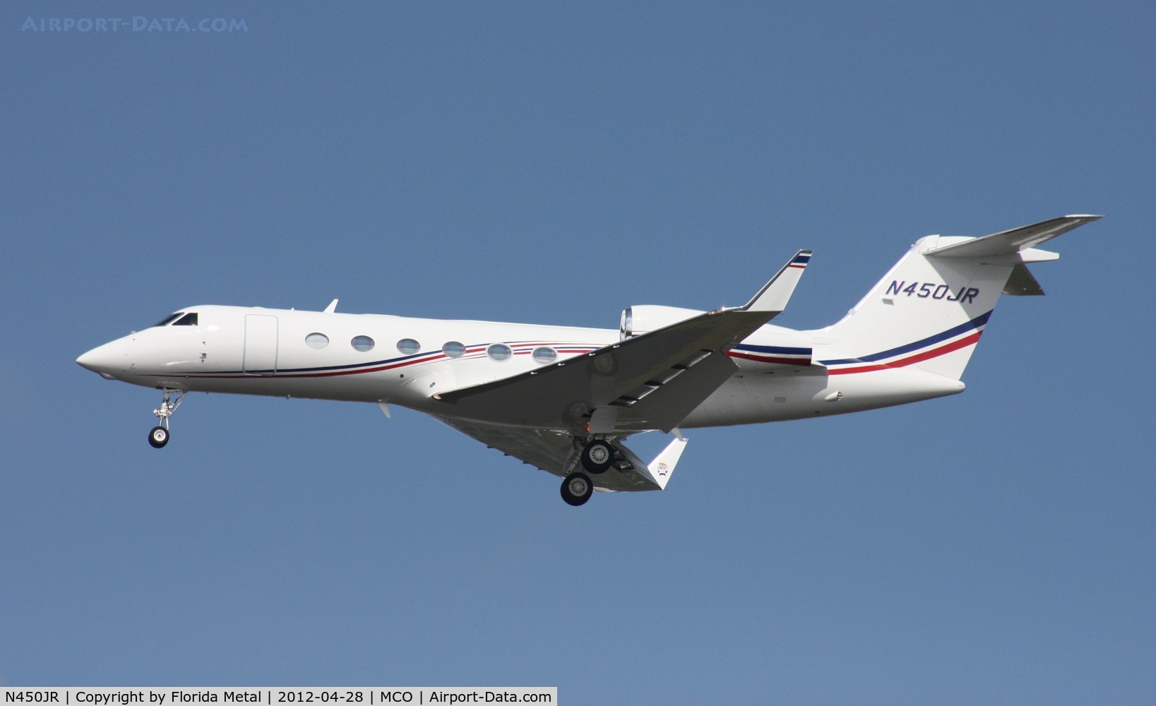 N450JR, 2011 Gulfstream Aerospace GIV-X (G450) C/N 4218, Gulfstream 450