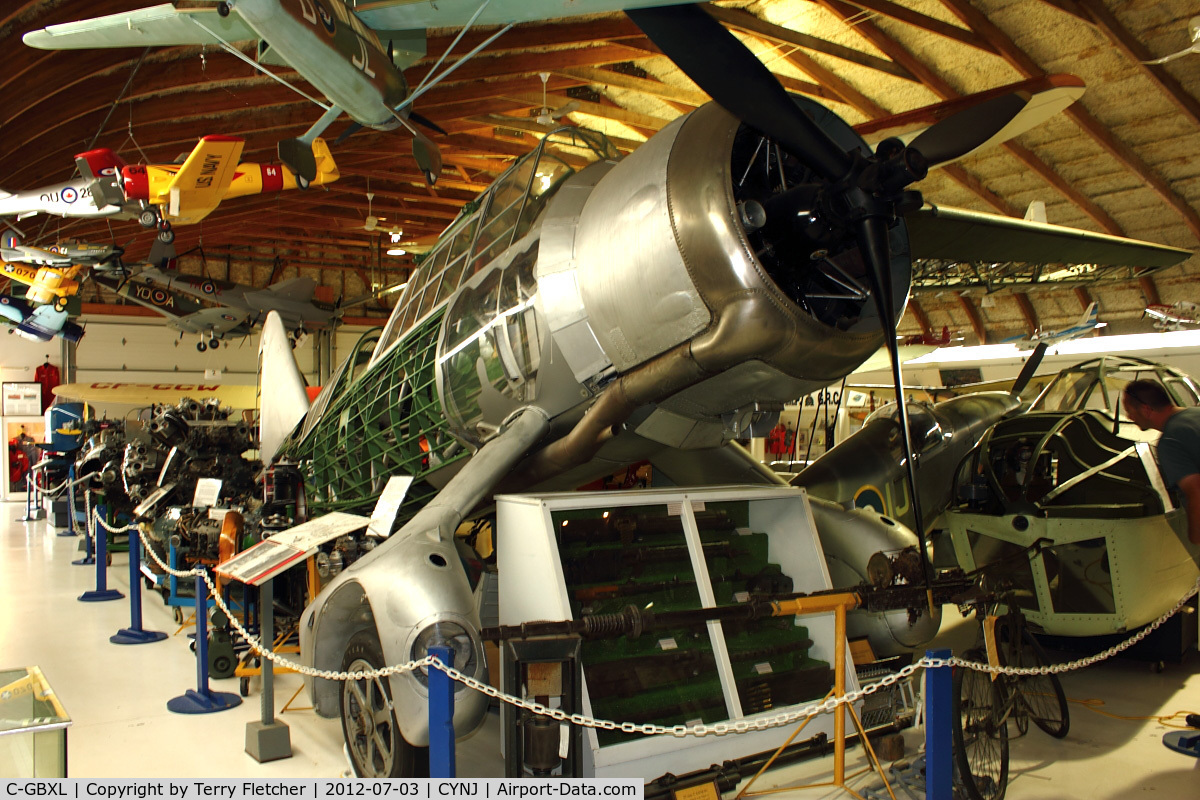 C-GBXL, 1941 Westland Lysander III C/N 1194, 1941 Westland Lysander, c/n: 1194 at Langley BC Museum