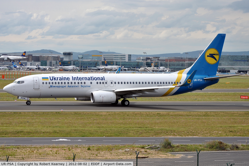 UR-PSA, 2009 Boeing 737-8HX C/N 29658, Taxiing around for departure