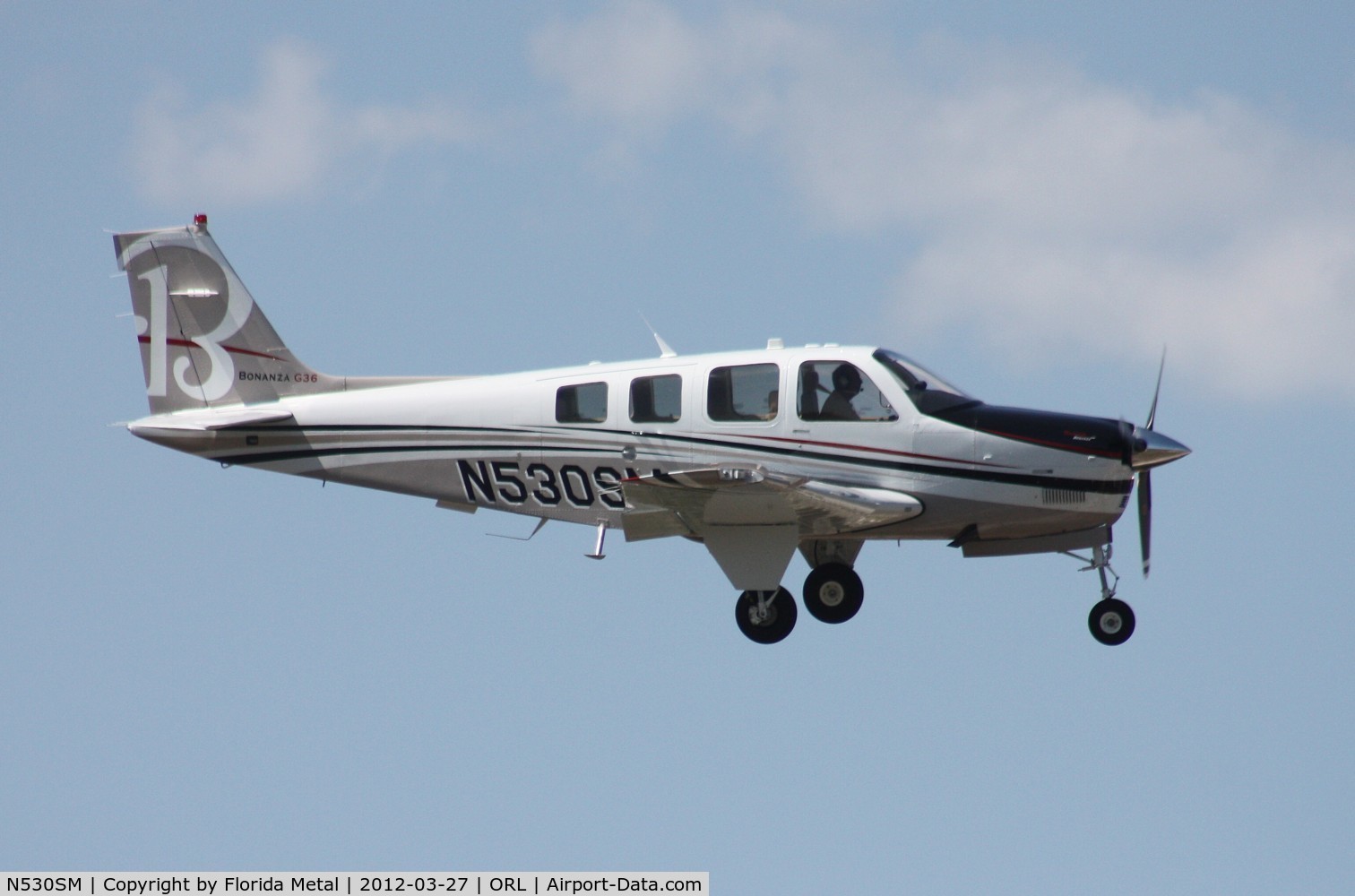 N530SM, Hawker Beechcraft Corp G36 Bonanza C/N E-3968, Beech G36