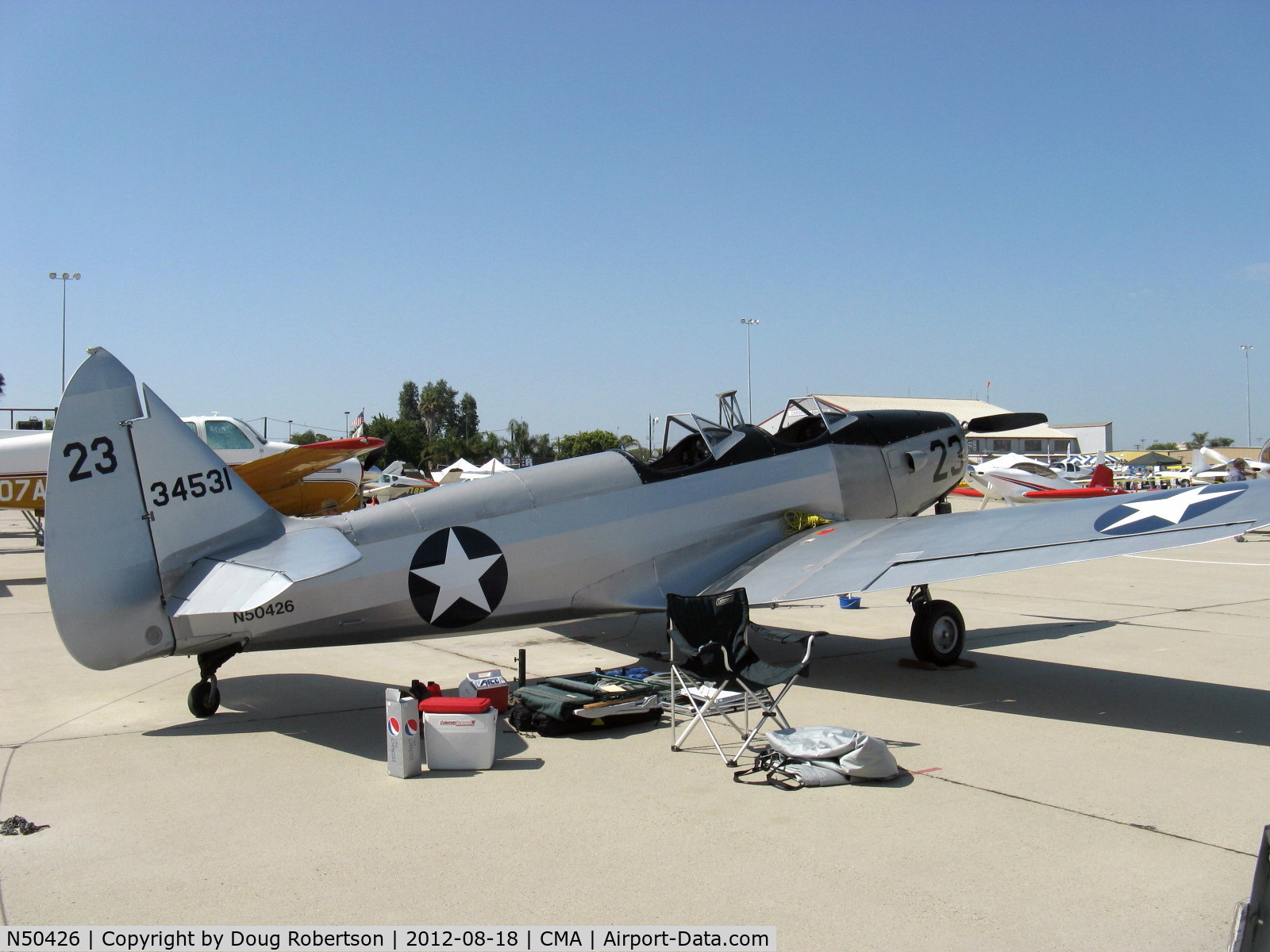 N50426, 1943 Fairchild M-62A-3 Cornell II C/N T43-5197, 1943 Fairchild M-62A as PT-19, Fairchild Ranger 6-440C-5 200 Hp inverted in-line engine