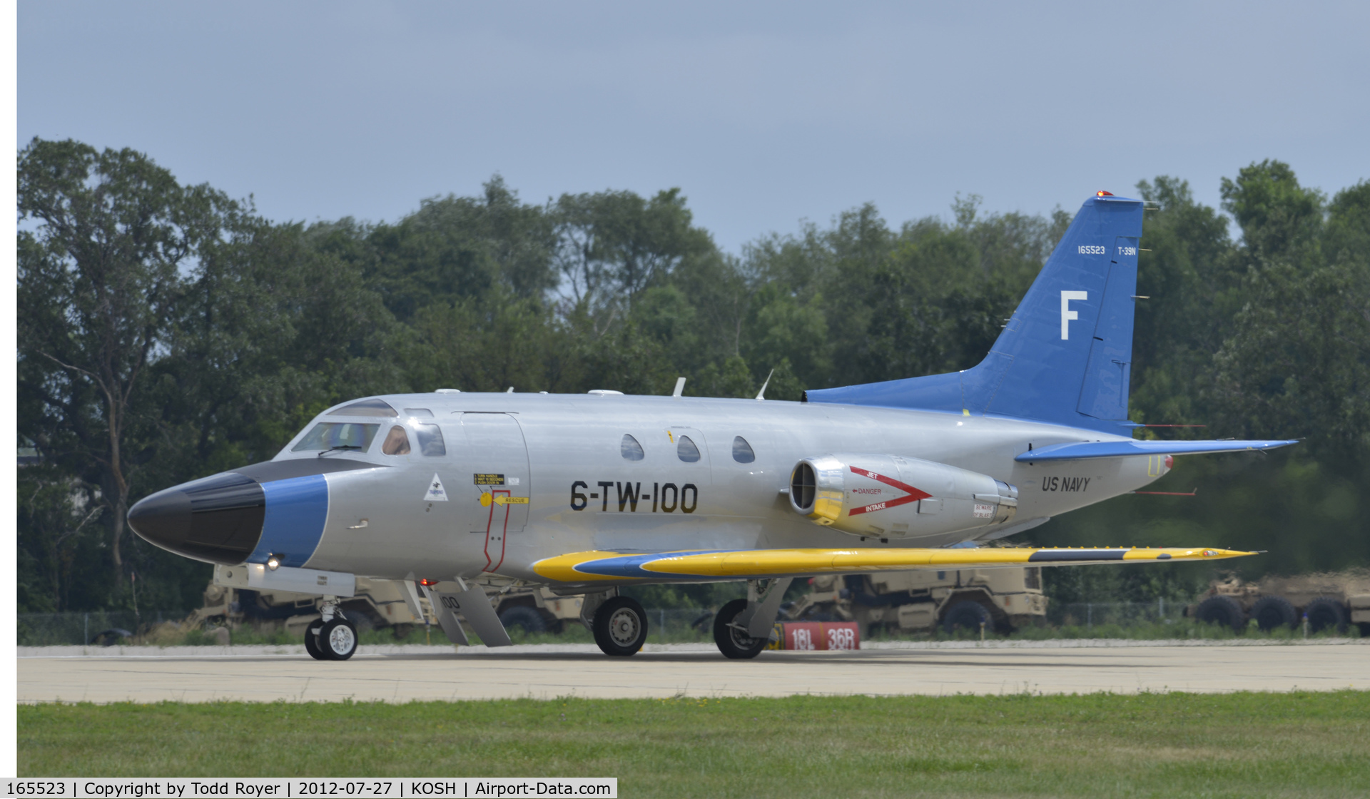 165523, 1964 Rockwell T-39N (NA-265-40) Sabreliner C/N 282-020, Airventure 2012