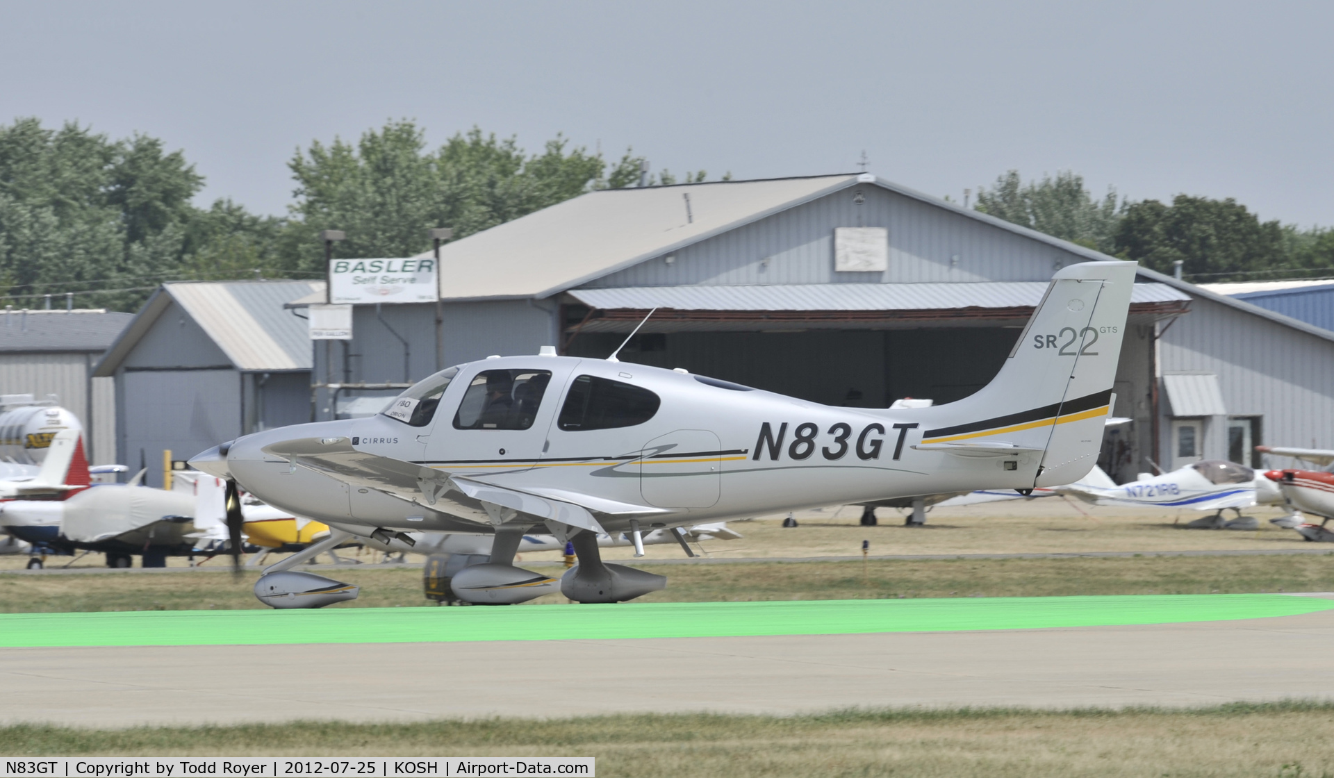 N83GT, Cirrus SR22 GTS C/N 3824, Airventure 2012