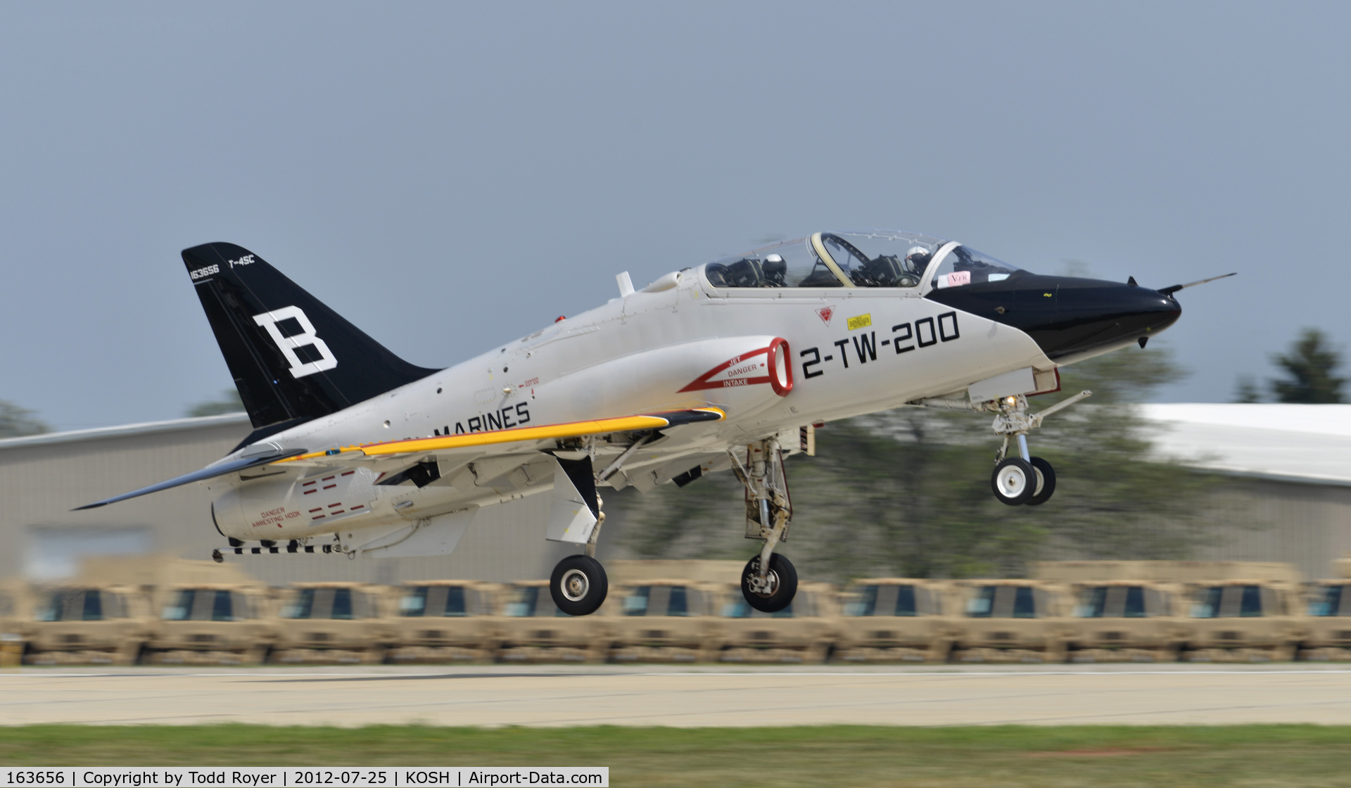 163656, McDonnell Douglas T-45C Goshawk C/N A058, Airventure 2012