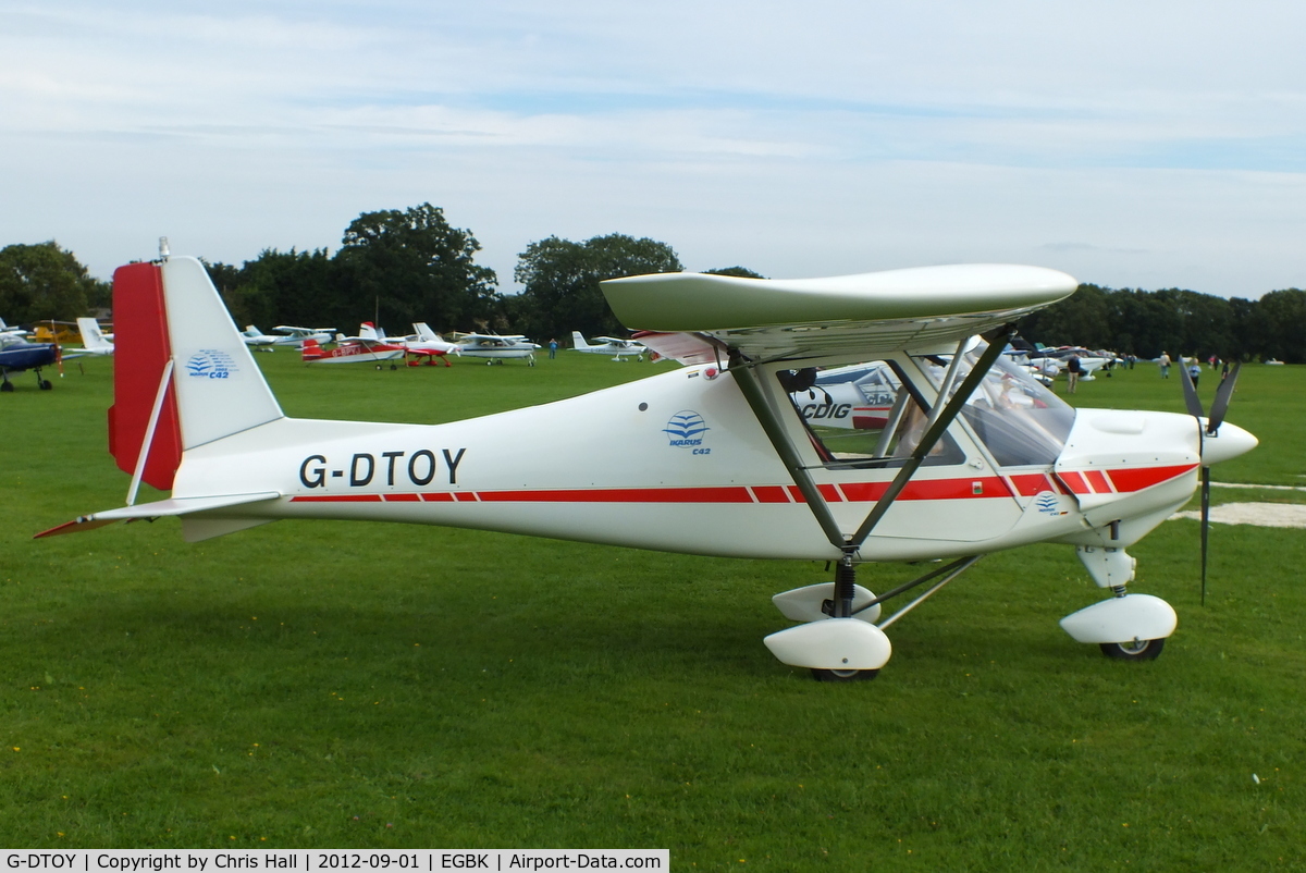 G-DTOY, 2003 Comco Ikarus C42 FB100 C/N 0309-6570, at the LAA Rally 2012, Sywell