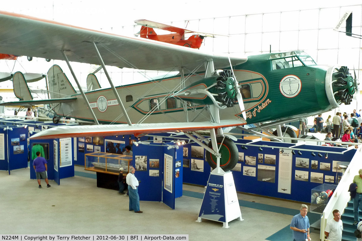N224M, 1929 Boeing 80A-1 C/N 1082, Boeing 80A-1, c/n: 1082 in Seattle Museum of Flight