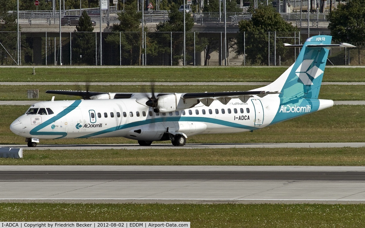 I-ADCA, 2001 ATR 72-212A C/N 658, waiting at the holding point
