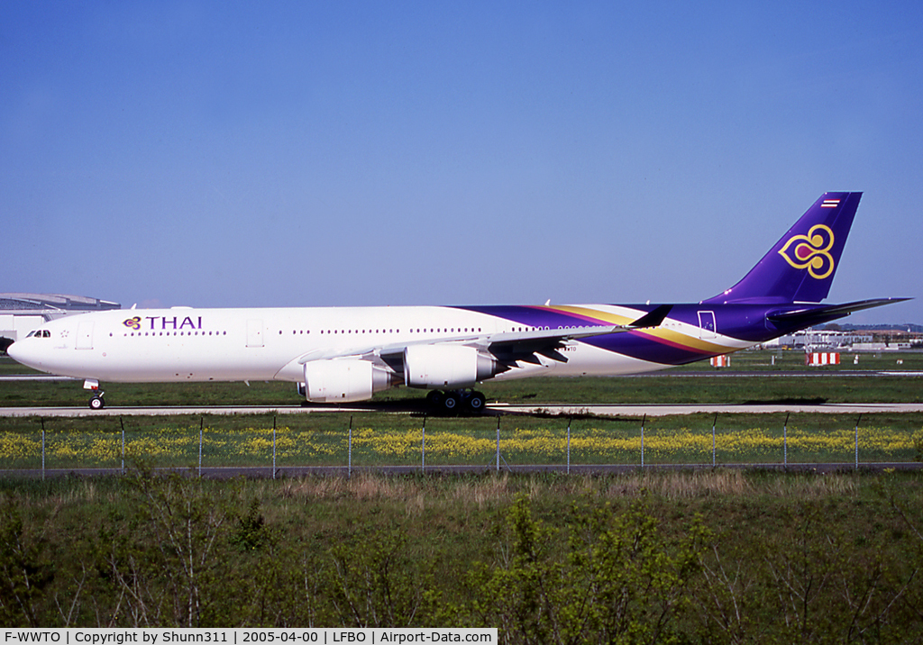 F-WWTO, 2005 Airbus A340-541 C/N 628, C/n 0628 - To be HS-TLB