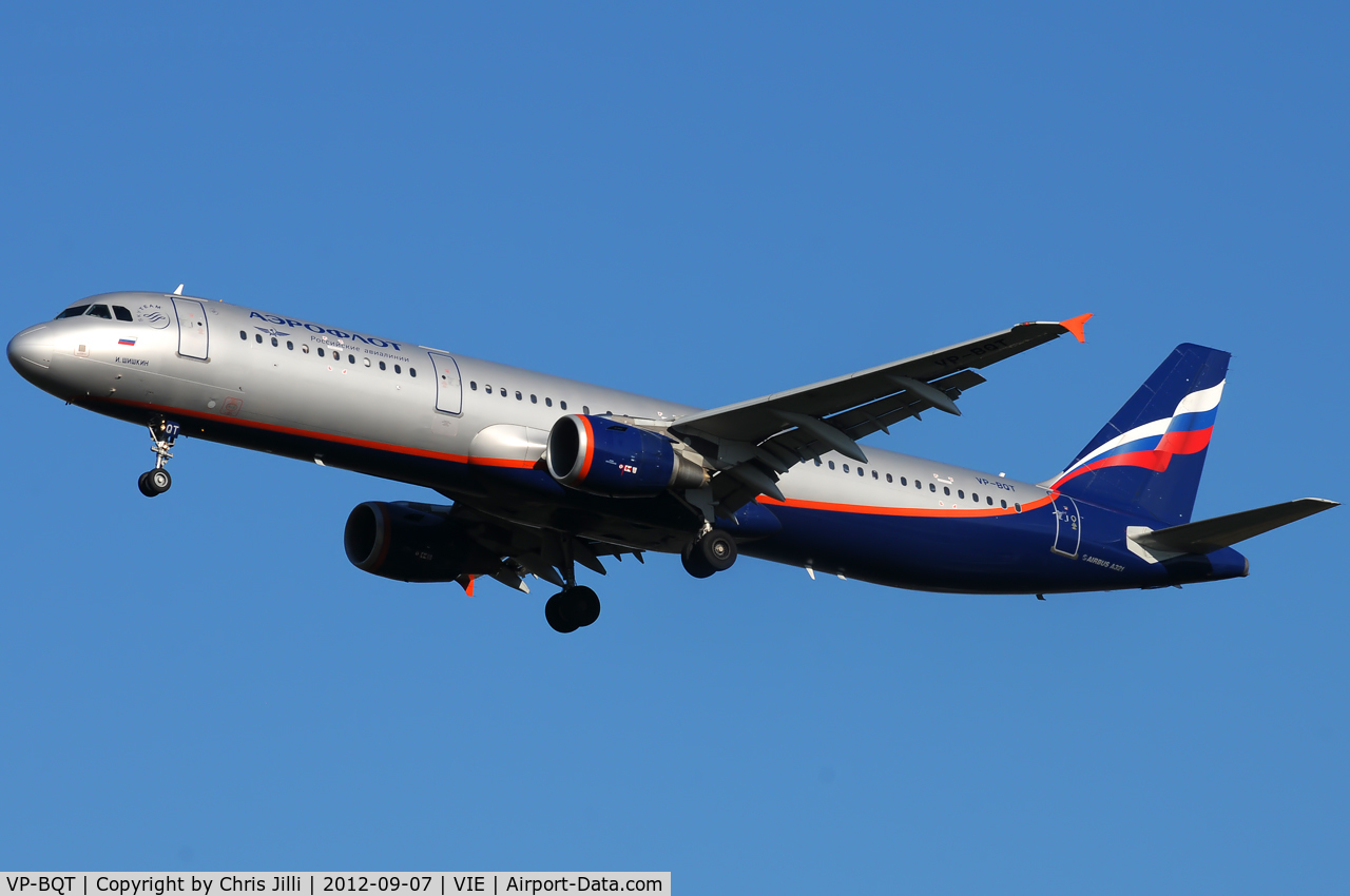 VP-BQT, 2006 Airbus A321-211 C/N 2965, Aeroflot