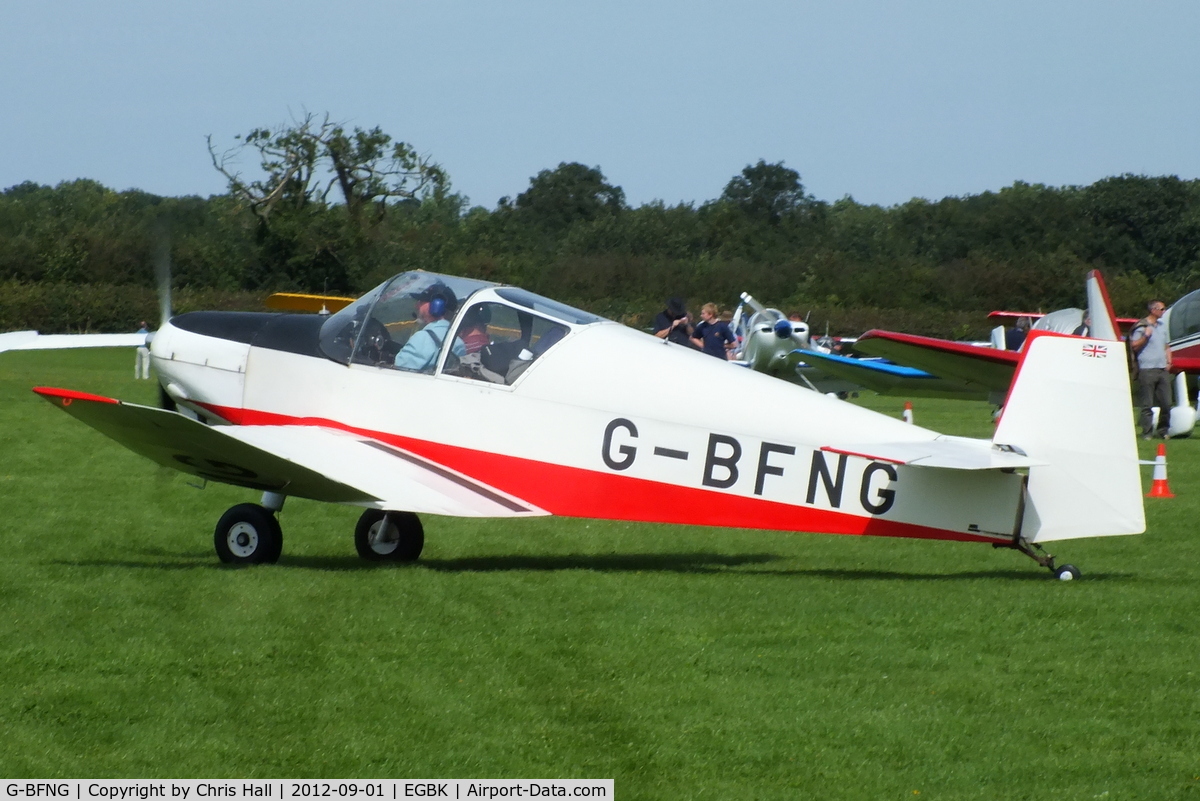 G-BFNG, 1966 Jodel D-112 C/N 1321, at the at the LAA Rally 2012, Sywell