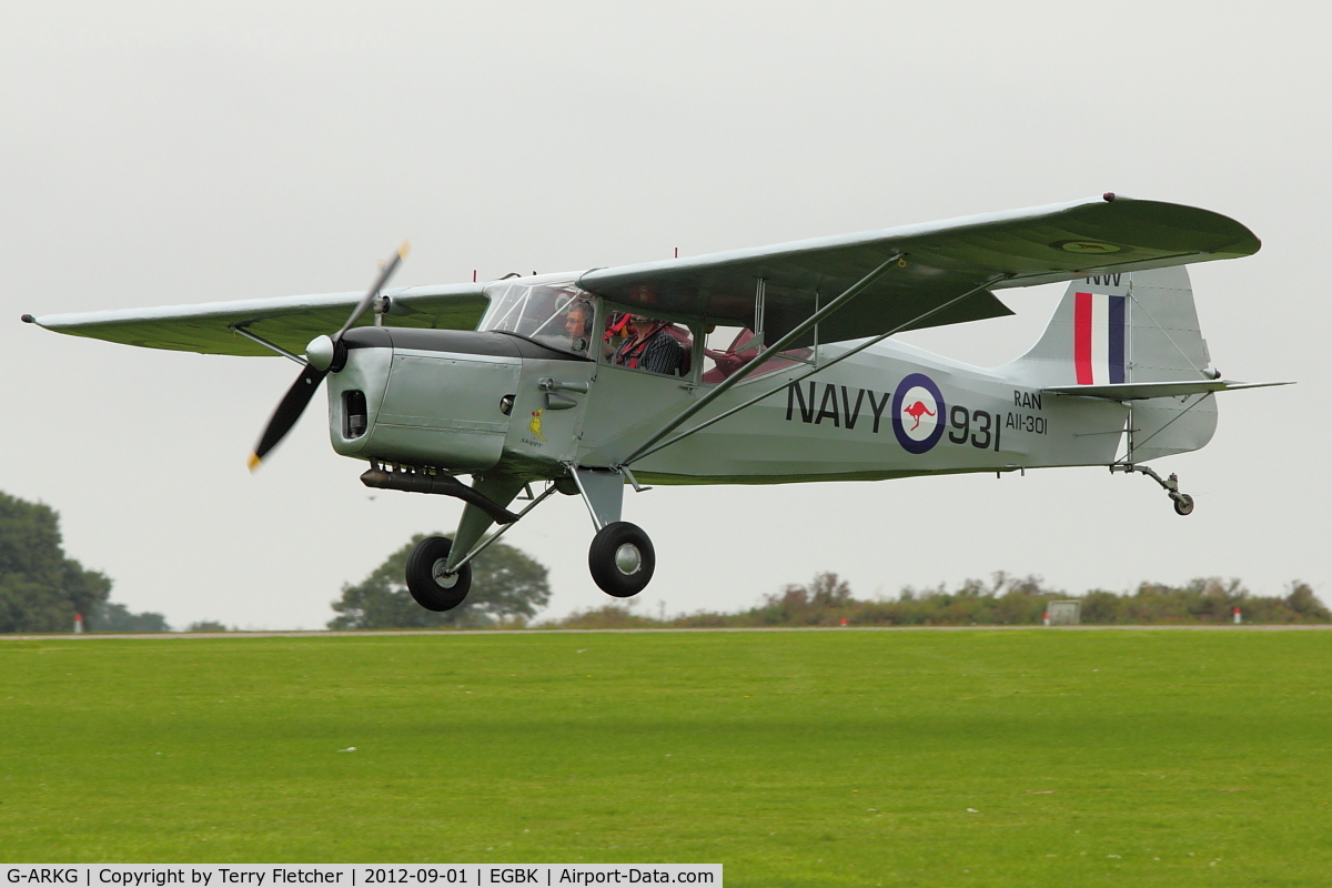 G-ARKG, 1952 Auster J-5G Autocar C/N 3061, 1952 Auster J-5G Autocar, c/n: 3061