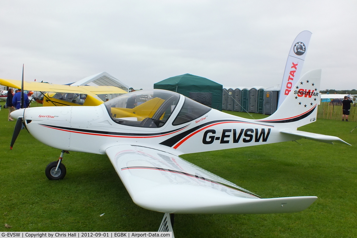 G-EVSW, 2012 Evektor-Aerotechnik Sportstar C/N LAA 315C-15105, at the at the LAA Rally 2012, Sywell