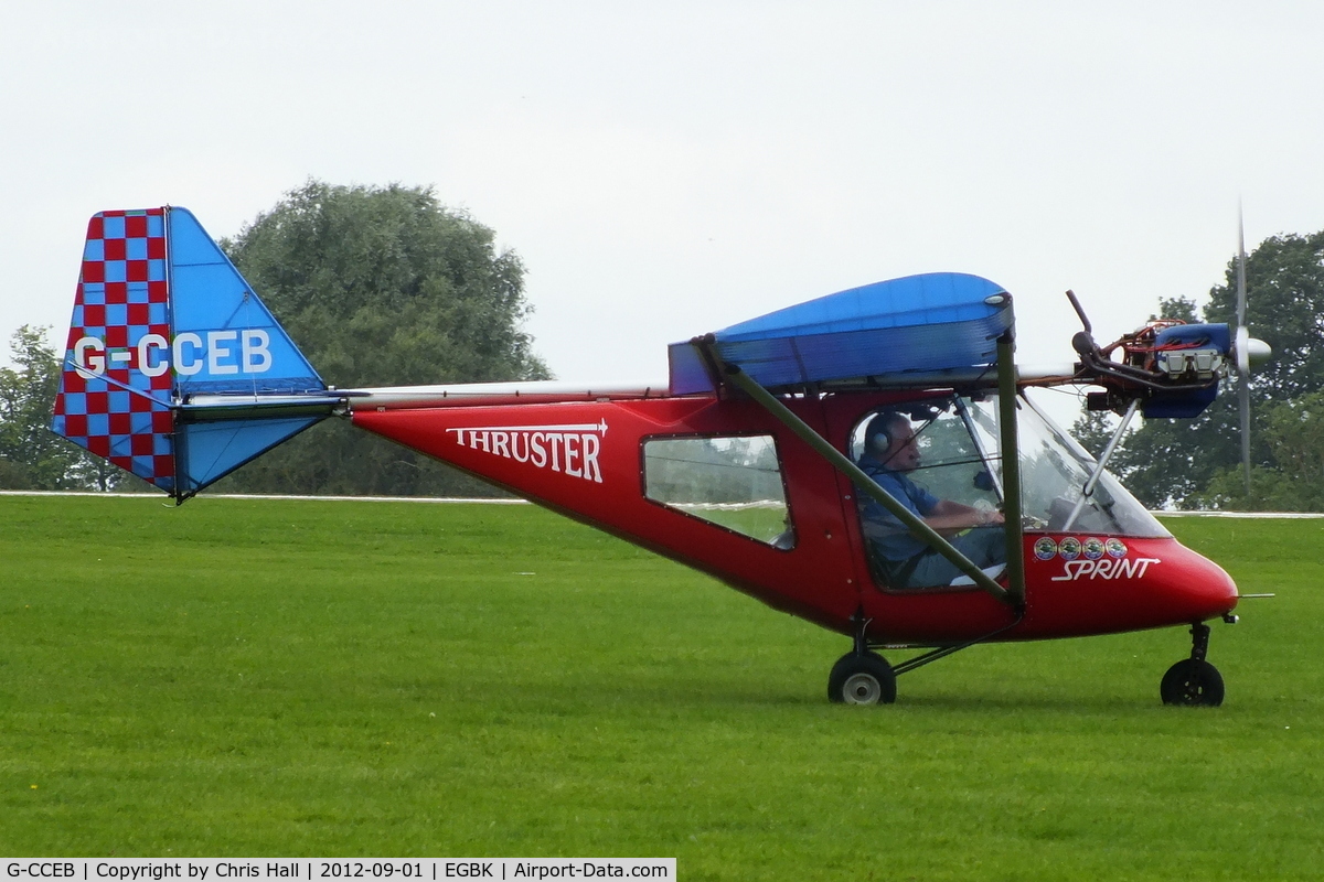 G-CCEB, 2003 Thruster T600N 450 C/N 0035-T600N-085, at the at the LAA Rally 2012, Sywell