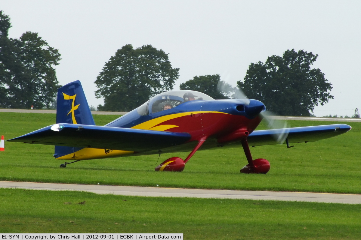 EI-SYM, Vans RV-7 C/N 72940, at the at the LAA Rally 2012, Sywell